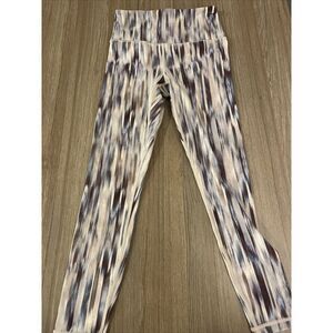 Athleta Elation Printed‎ 7/8 High Waist (11" Rise) Tie Dye Capri Tights Size S